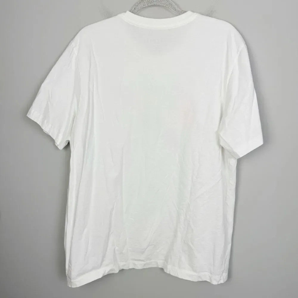 JORDAN | NIKE Air Jordan Neon Graphic Tee White Short Sleeve Men’s Size XL